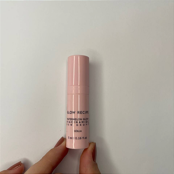Sérum Glow Recipe  Watermelon Glow Niacinamide Dew Drops 5ml (Sem caixa, embalagem levemente arranhada)