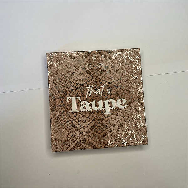 Paleta de Sombras That's Taupe Colourpop (Sem caixa, detalhes de fabrica nas sombras)