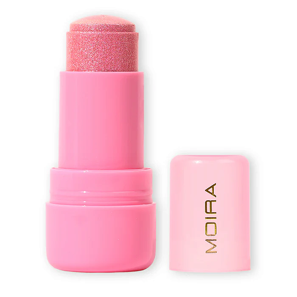 Iluminador em bastão MOIRA Icy Glow Jelly Stick | Cor: 002 - Rosé Pop