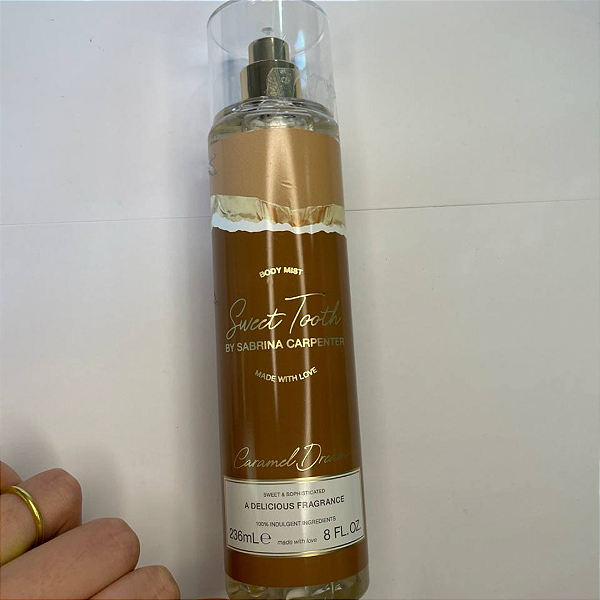 Fragrância Sabrina Carpenter Sweet Tooth Caramel Dream Body Mist 236ml (Marca de cola)