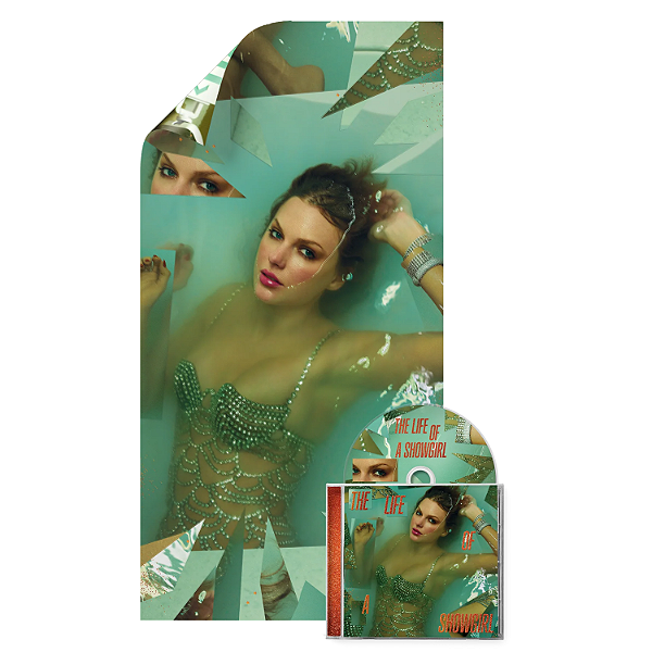 PRÉ VENDA - CD + Poster Taylor Swift The Life of a Showgirl: Sweat and Vanilla Perfume CD with Poster