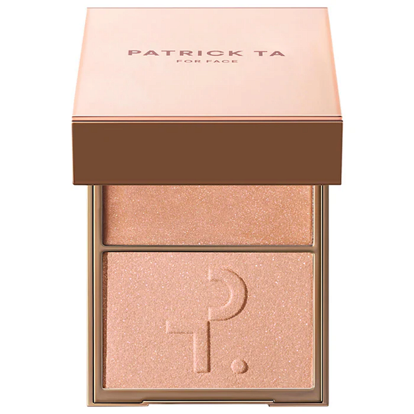 Iluminador Patrick Ta Major Glow Crème & Powder Light Reflecting Translucent Highlighter Duo | Cor: Daddy