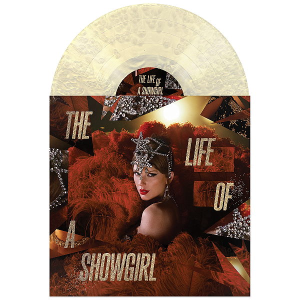 PRÉ VENDA - Vinil Taylor Swift The Life of a Showgirl: The Tiny Bubbles in Champagne Edition (Under Bright Lights Pearlescent Vinyl) | EDIÇÃO LIMITADA