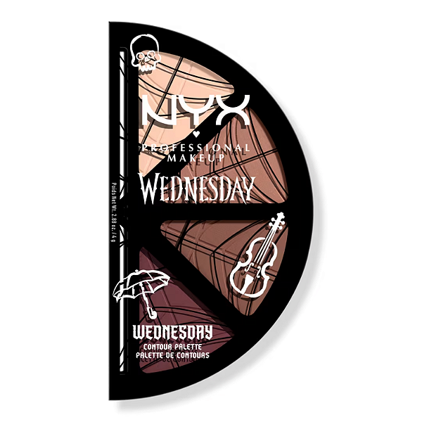 Paleta de Contorno Nyx x Wednesday Stained Glass Contour Palette | EDIÇÃO LIMITADA