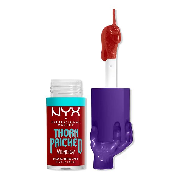 Lip Oil Nyx x Wednesday Mystery PH Lip Oil | Cor: Thorn Pricked | EDIÇÃO LIMITADA