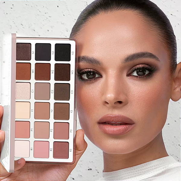 Paleta de Sombras Natasha Denona Eye Sculpt Texture & Tone Eyeshadow Palette | Cor: Soft