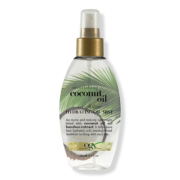 Óleo Capilar OGX Nourishing + Coconut Oil Weightless Hydrating Oil Mist | 118ml