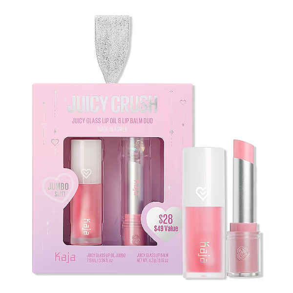 Mini Kit Labial Kaja Juicy Crush - Juicy Glass Lip Oil and Balm Duo