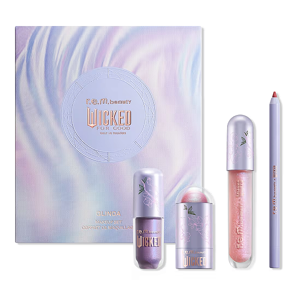 Kit de Maquiagem R.e.m Beauty X Wicked: For Good Glinda Makeup Set | EDIÇÃO LIMITADA