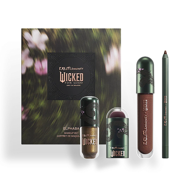 Kit de Maquiagem R.e.m Beauty x Wicked: For Good Elphaba Makeup Set | EDIÇÃO LIMITADA