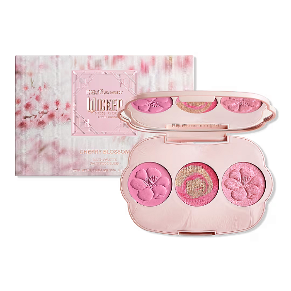 Paleta de Blush R.e.m Beauty x Wicked: For Good Wicked Cherry Blossom Blush Palette | Cor: Pink | EDIÇÃO LIMITADA