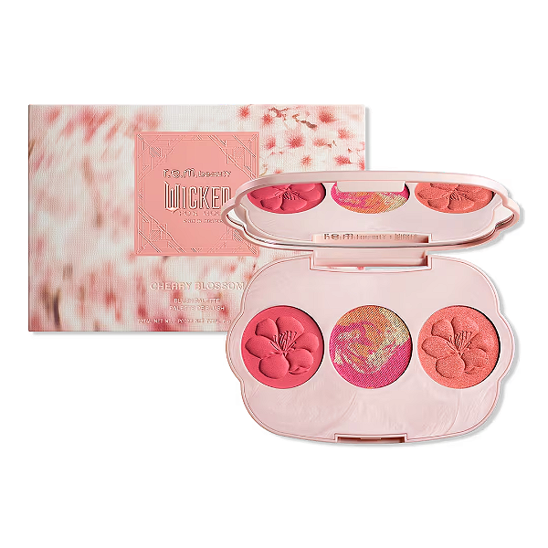 Paleta de Blush R.e.m Beauty x Wicked: For Good Wicked Cherry Blossom Blush Palette | Cor: Coral | EDIÇÃO LIMITADA