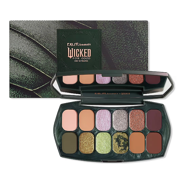 Paleta de Sombras R.e.m Beauty x Wicked: For Good Wicked Ozian Forest Eyeshadow Palette | EDIÇÃO LIMITADA