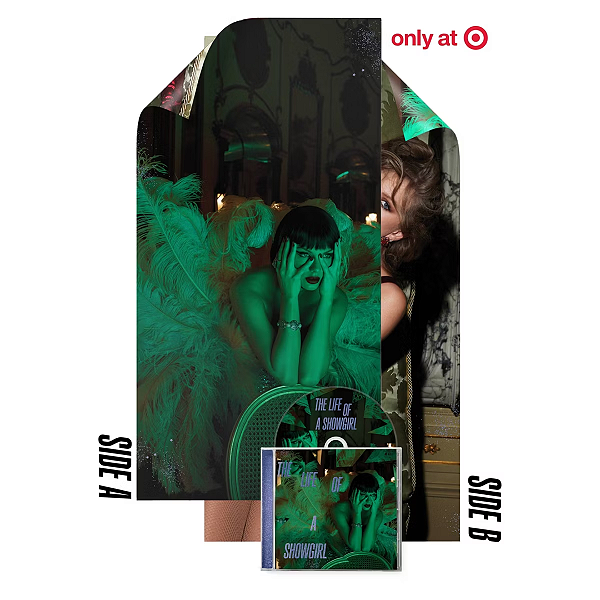 CD Taylor Swift The Life of a Showgirl: CD With Poster (Target Exclusive) | It's Rapturous | EDIÇÃO LIMITADA