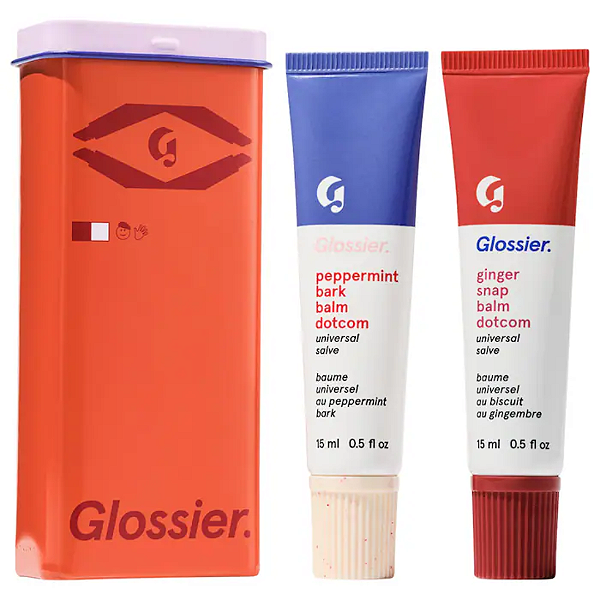Duo Glossier Sugar + Spice Balm Dotcom Lip Balm Duo Makeup Gift Set | EDIÇÃO LIMITADA