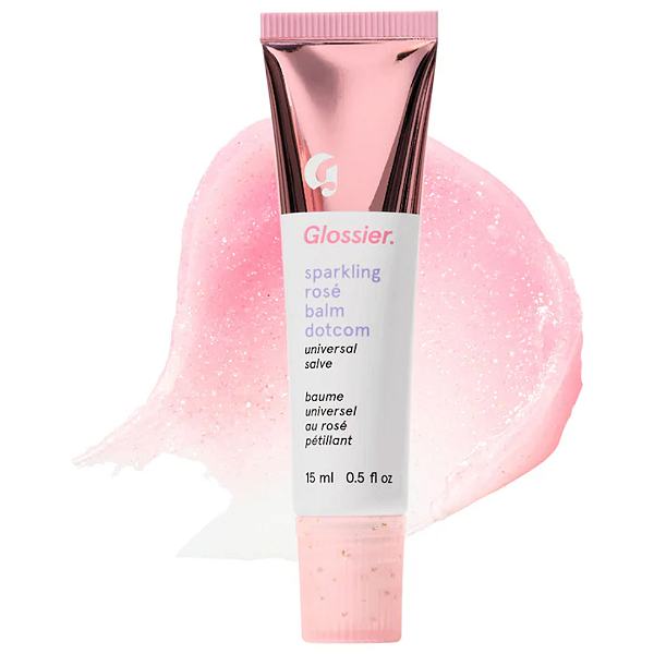 Lip Balm Glossier Balm Dotcom Lip Balm and Skin Salve | Cor: Sparkling Rosé | EDIÇÃO LIMITADA