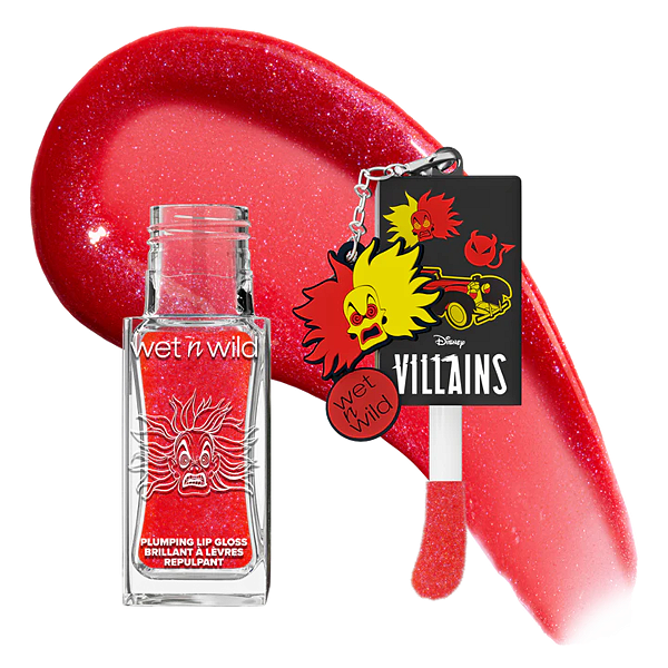 Gloss Labial Wet N Wild x Disney Villains Pick Your Vice Plumping Lip Gloss | Hell Hall