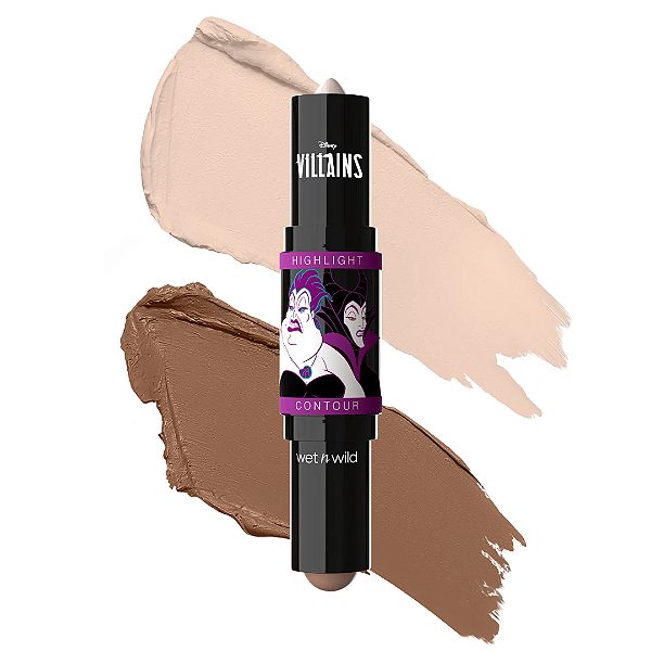 Duo Contorno em Stick Wet N Wild x Disney Villains Break Rules Dual-ended Contour Stick | Cor: More Power, Please
