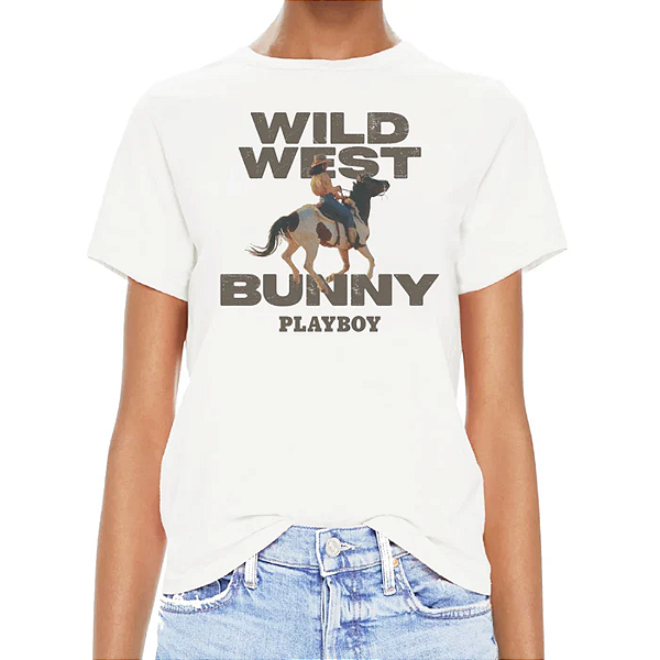 Camiseta Playboy Wild West Bunny Tee W. | Tamanho: P