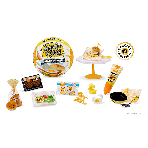 Minis MGA's x Gudetama Miniverse Make It Mini Gudetama Special Edition | EDIÇÃO LIMITADA