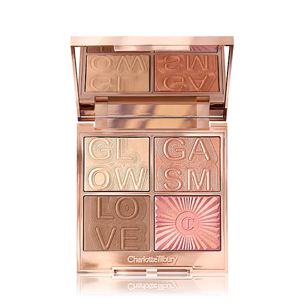 Paleta De Iluminador Charlotte Tilbury Glowgasm Face Palette | Cor: Lightgasm