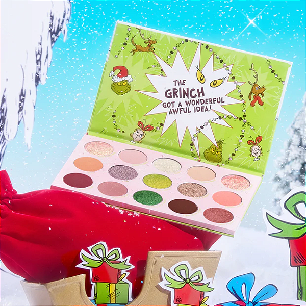 Paleta de Sombras Colourpop How the Grinch Stole Christmas Eyeshadow Palette