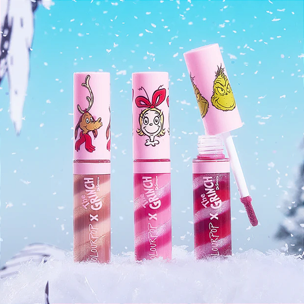 Trio Gloss Labial Colourpop Merry Grinchmas Swirl Lip Gloss Kit