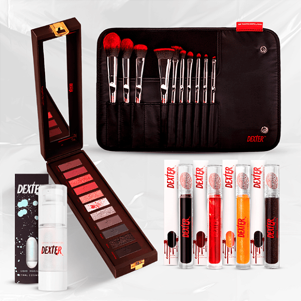 Coleção Lethal Cosmetics X Dexter Makeup & Kill Tools Bundle