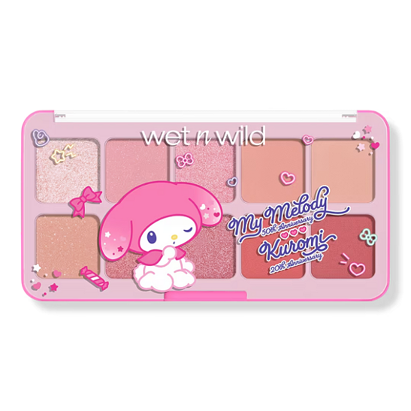 Paleta de Sombras e Rosto Wet N Wild My Melody Anniversary Eye & Face Palette | Cozy Cuteness