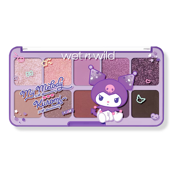 Paleta de Sombras e Rosto Wet N Wild My Melody Anniversary Eye & Face Palette | Grunge Glam