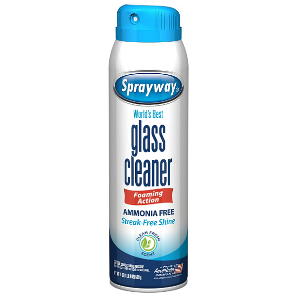 Spray Limpador Sprayway Glass Cleaner Ammonia-Free, Streak-Free Foaming Action | 539g