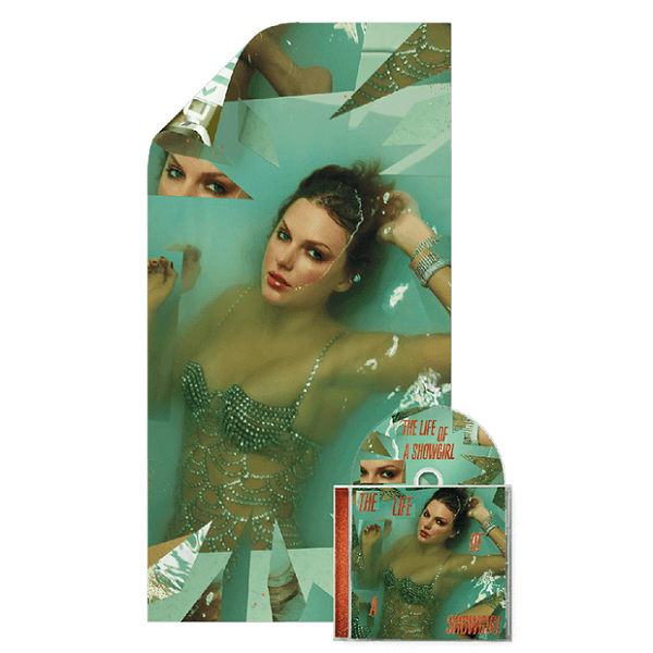 CD Taylor Swift The Life of a Showgirl: CD With Poster Sweat and Vanilla Perfume | EDIÇÃO LIMITADA