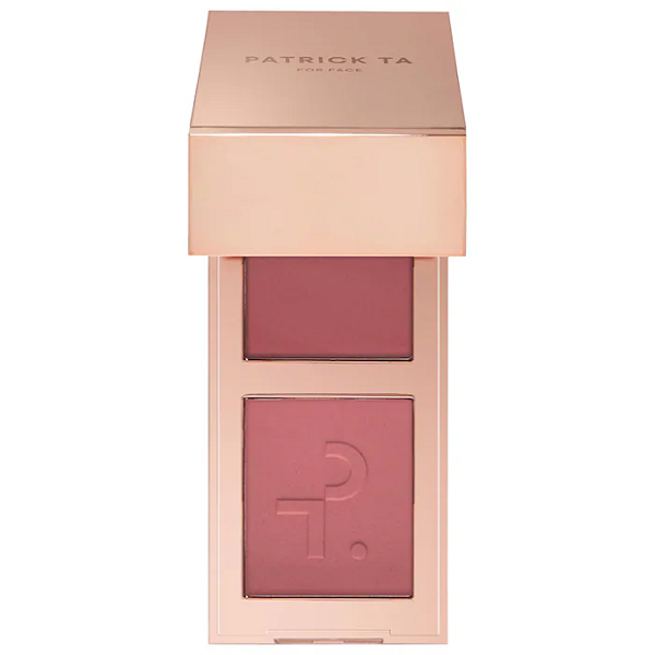 Mini Duo de Blush Patrick Ta Major Headlines Double-Take Crème & Powder Blush Duo | Cor: She Goes To The Gym