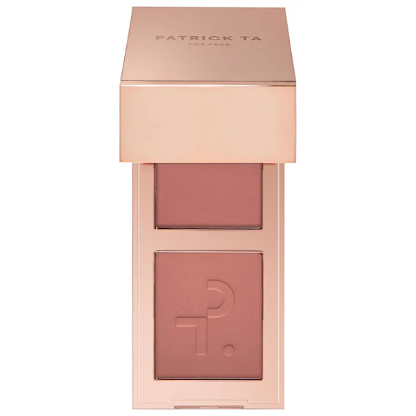 Mini Duo de Blush Patrick Ta Major Headlines Double-Take Crème & Powder Blush Duo | Cor: She's Seductive