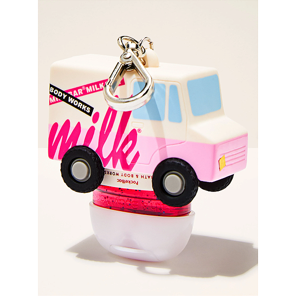 Suporte para Higienizador Bath and Body Works "PocketBac Holder" Milk Bar Truck