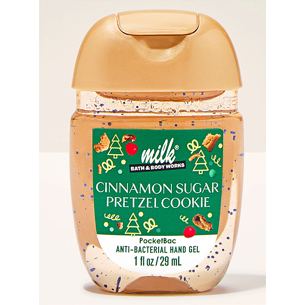 Higienizador de Mãos Bath and Body Works Cinnamon Sugar Pretzel Cookie