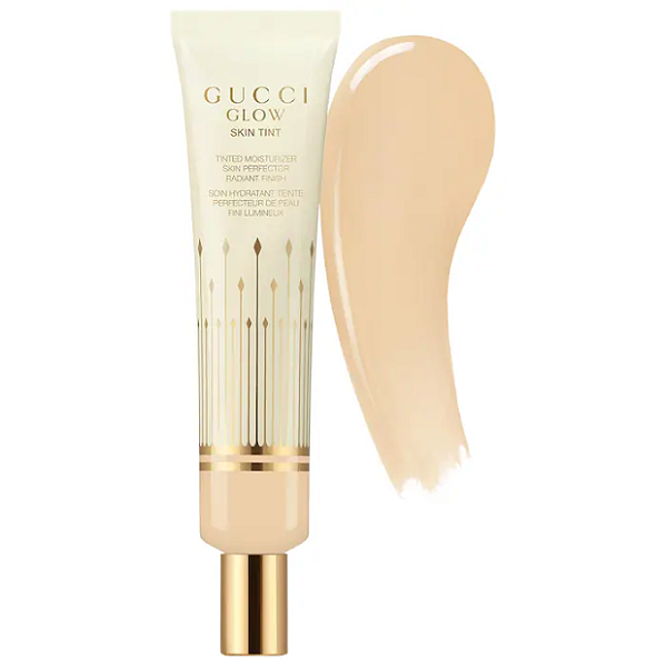 Base Tint Gucci Glow Skin Tinted Moisturizer with Hyaluronic Acid & Bakuchiol | Cor: 17 - fair skin with warm undertones