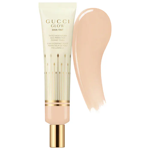 Base Tint Gucci Glow Skin Tinted Moisturizer with Hyaluronic Acid & Bakuchiol | Cor: 21 - fair medium skin with cool to neutral undertones