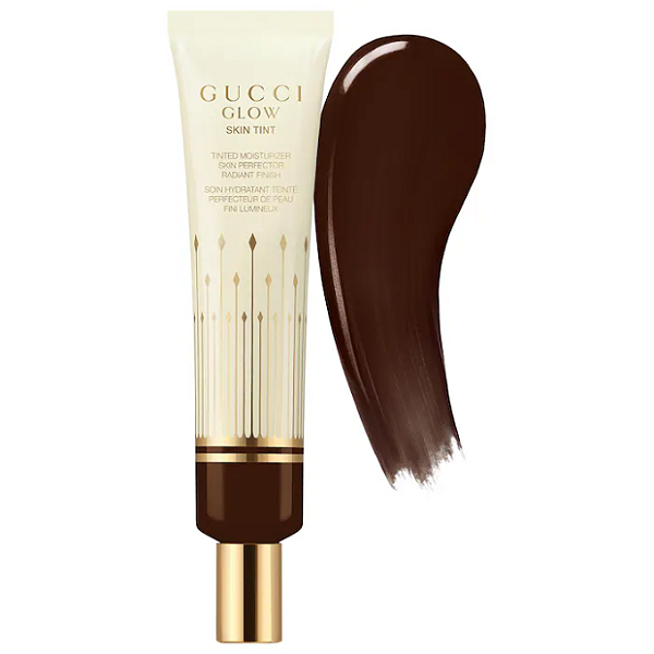 Base Tint Gucci Glow Skin Tinted Moisturizer with Hyaluronic Acid & Bakuchiol | Cor: 59 - deep skin with cool undertones