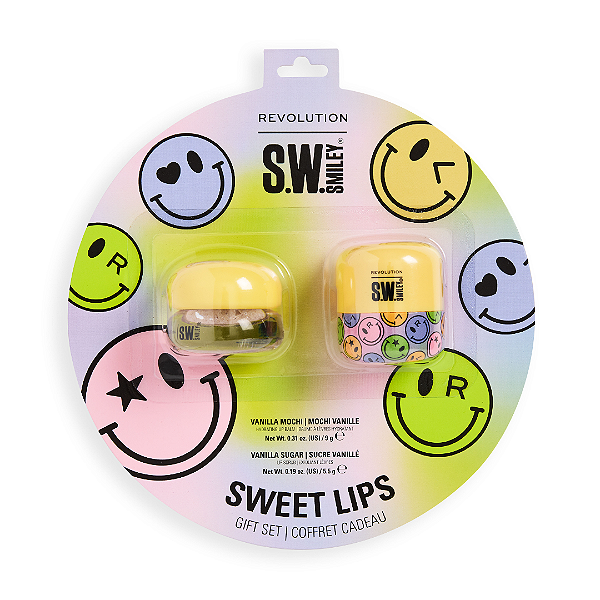 Kit Labial Revolution X S.W.Smiley Sweet Lips Lip Care Duo Gift Set
