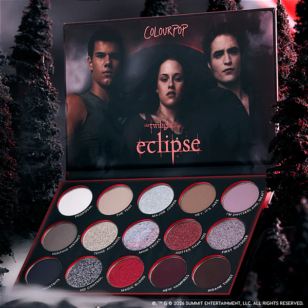 Paleta de Sombras Colourpop X Twilight Eclipse Eyeshadow Palette