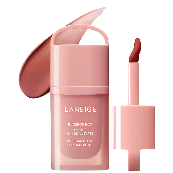 Lip Oil Laneige JuicePop Box Lip Oil Stain 12HR Hydrating Tint | Cor: Pop-Star Peach