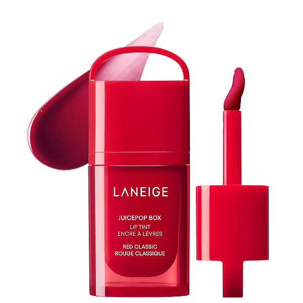 Lip Oil Laneige JuicePop Box Lip Oil Stain 12HR Hydrating Tint | Cor: Red Classic