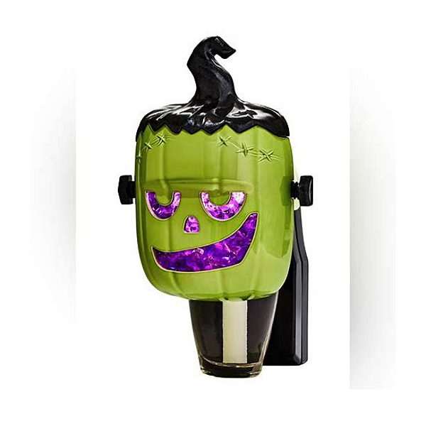 Aparelho Plug de Tomada Bath and Body Works Franken Pumpkin Nightlight Wallflowers