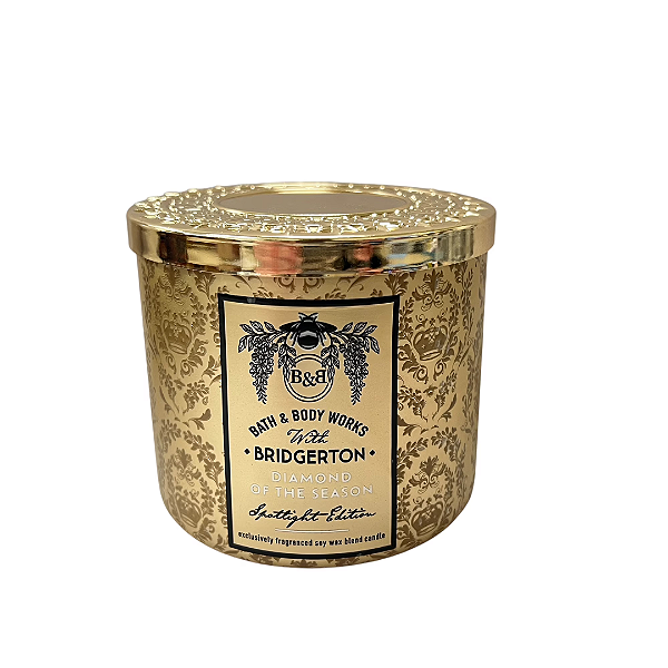 Vela Bath And Body Works Diamond of the Season Scented 3 Wick Candle