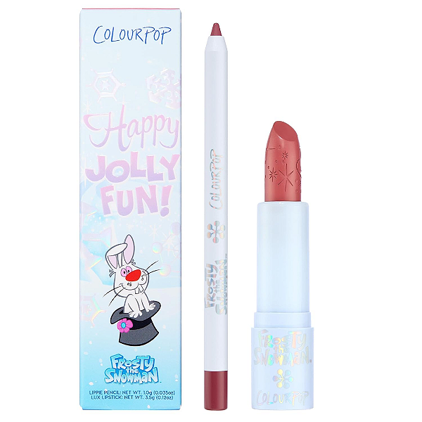 Kit Batom e Lápis Labial Colourpop x Frosty the Snowman | Cor: Happy Jolly Fun!