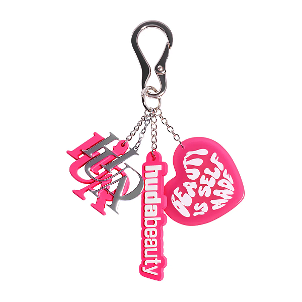 Chaveiros Colecionáveis Huda Beauty Key Charms