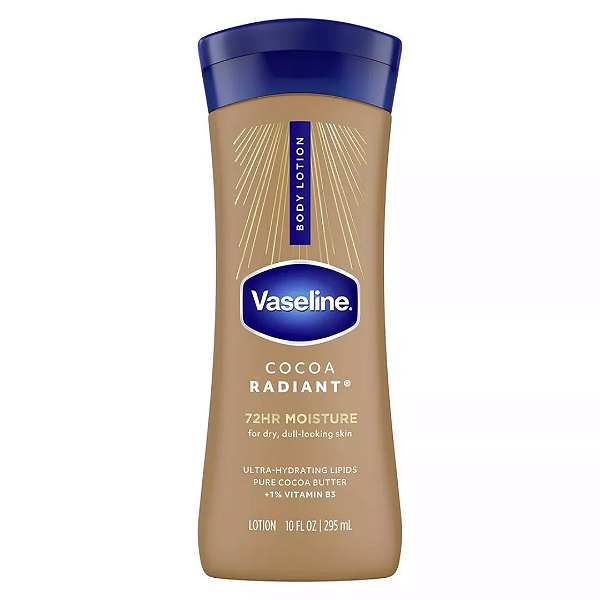 Hidratante Corporal Vaseline Intensive Care Moisturizing Body Lotion with Cocoa Butter Cocoa Radiant 295ml