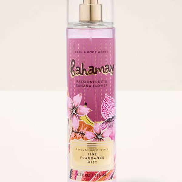 Fragrância Bath and Body Works Bahamas Passionfruit & Banana Flower Fine Fragrance Mist 236ml