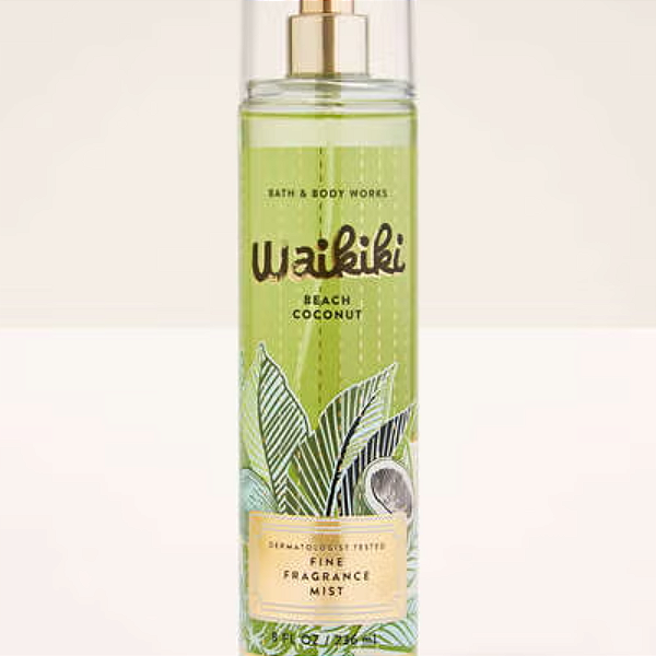 Fragrância Bath and Body Works Waikiki Beach Coconut Fine Fragrance Mist 236ml